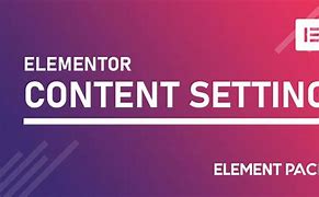 Image result for Content Settings Menu