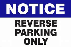 Image result for Green Color Reverse Parking Sign