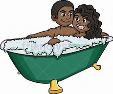 Image result for Romantic Bubble Bath Cartoon