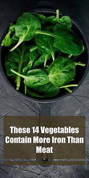 Image result for Veggies with Iron