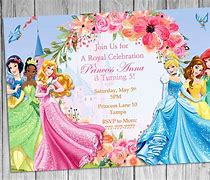 Image result for Disney Princess Invitations