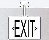 Image result for Pendant Exit Sign