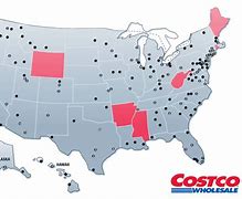 Image result for Costco Locations United States Map
