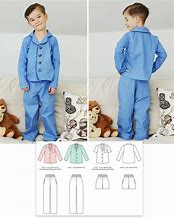 Image result for Toddler Pajama Sewing Pattern