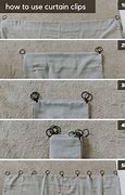 Image result for Top and Bottom Clips for Curtains