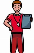 Image result for Coach Cartoon Png