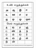 Image result for Tamil Alphabet Chart PDF
