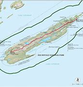 Image result for Isle Royale Trail Map