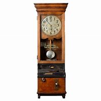 Image result for Antique Time Clock Machine