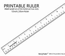 Image result for Online Ruler Actual Size Printable