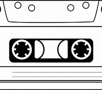Image result for Cassette Tape Drawing
