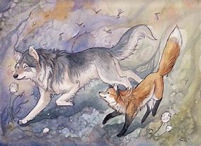 Image result for Japanese Wolf Art