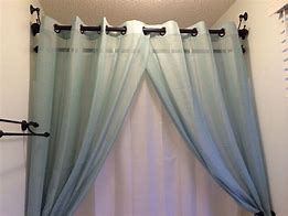 Image result for Shower Curtain Rod with Valance Hooks