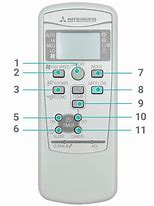 Image result for Mitsubishi Remote Control Symbols