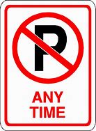 Image result for Free Clip Art No Parking Sign