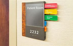 Image result for Hospital Magnetic Door Signs