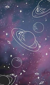 Image result for Galaxy Aesthetic Cartoon