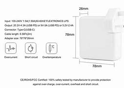 Image result for Apple 61 Watt Charger Dimensions