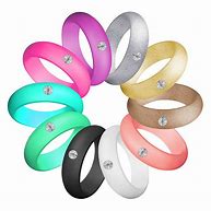 Image result for Women's Silicone Rings