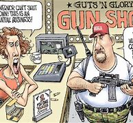 Image result for Cartoon American Gun