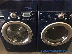 Image result for Blue LG Washer and Dryer Set