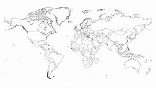 Image result for Blank Political Map of the World