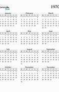 Image result for 1970 Calendar Printable One Page