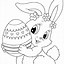 Image result for Cartoon Easter Bunny and Eggs