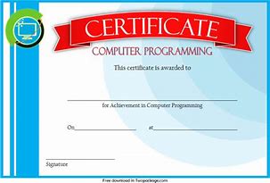 Image result for Certificate in Computer Programming