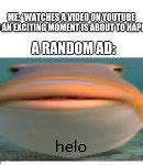 Image result for Hello Fish Meme