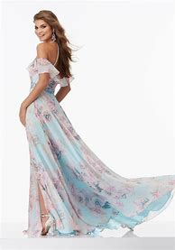 Image result for Floral Print Prom Dresses