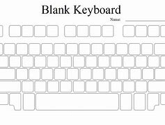 Image result for Blank Computer Keyboard Template