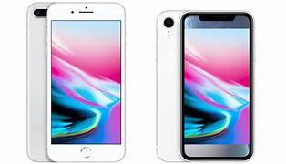 Image result for iPhone XR vs iPhone 8 Plus Size