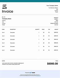 Image result for JVC Invoice