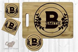 Image result for Cutting Board Monogram SVG