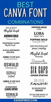Image result for Font Canva Aesthetic