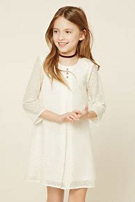 Image result for Forever 21 Girls Kids Crochet Lace Dress