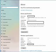 Image result for About Your PC Windows 10