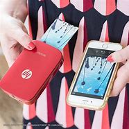 Image result for HP Sprocket Bluetooth Instant Portable Photo Printer White Spotted Red Pink Pink