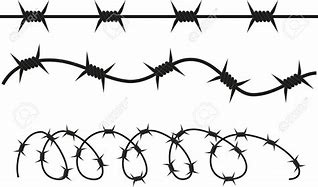 Image result for Barbed Wire Vector Art