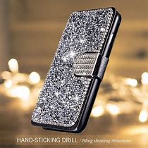 Image result for Rhinestone iPhone 13 Pro Max Flip Wallet