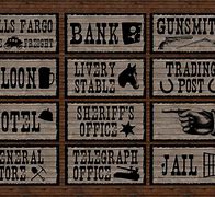 Image result for Old West Town Signs
