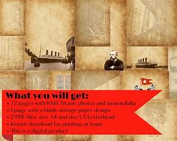 Image result for Titanic Scrapbook Pages