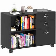 Image result for Black Drawer with Lock