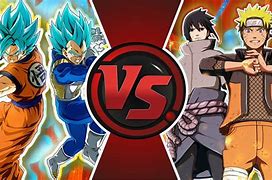 Image result for Naruto and Sasuke vs Goku and Vegeta