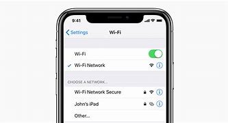 Image result for iPhone Wi-Fi Connection