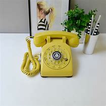 Image result for Yellow Rotary Dial Phone