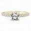 Image result for Gold Diamond Engagement Ring