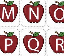 Image result for Printable Alphabet Letters Apple