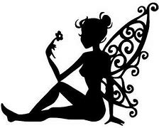 Image result for Flower Fairy Silhouette